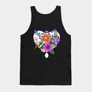 Floral Heart | Cherie's Art Original (c)2020 Tank Top